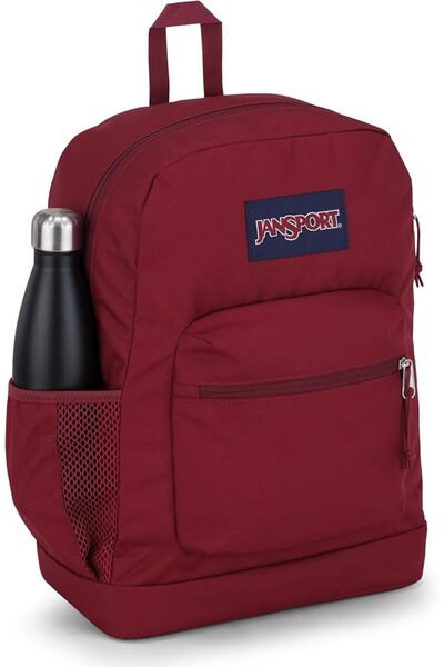 Jansport Cross Town Plus Medium laptop backpack Russet Red EK0A5BLBN621