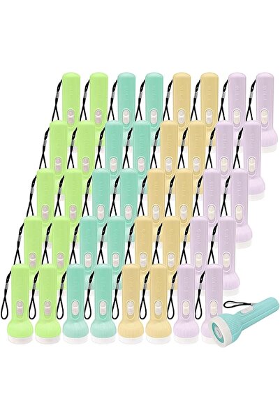 KASTWAVE Mini LED Flashlights Bulk, 40 PCS Macaron Color Handheld Torch with ...