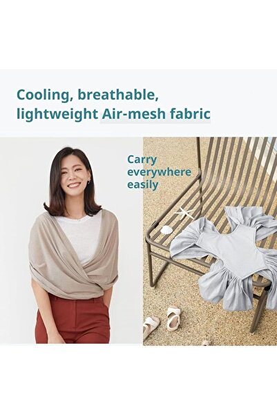 LeQQ Breathable Mesh Baby Wrap Carrier, Hassle - Free Moisture Wicking, Hands...