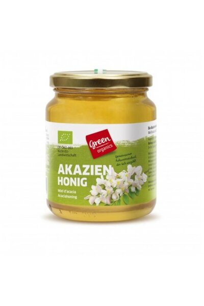 Green Organics Βιολογικό Μέλι Ακακίας Πράσινο Βιολογικό 500 γρ.