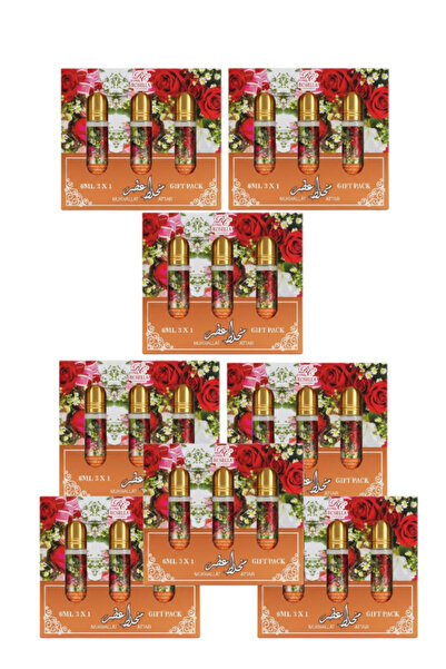 ROSELLA 8 قطع من مجموعة هدايا مخالط العطور 3 × 6 مل
