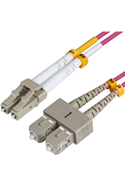 MicroConnect Καλώδιο Οπτικών Ινών LC/UPC-SC/UPC 3μ Μωβ 1 τεμάχιο Κωδικός: FIB...