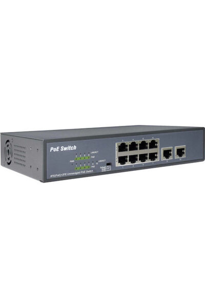 Digitus DN-95323-1 Μη διαχειριζόμενος διακόπτης L2 PoE+ με 8 θύρες Ethernet