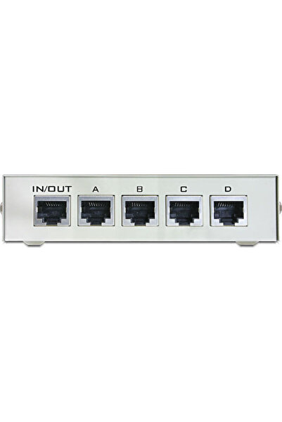 DELOCK Διακόπτης Ethernet RJ45 10/100 Mbps 4 θυρών, χειροκίνητος, μη διαχειρι...