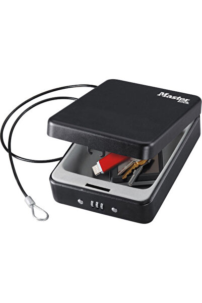 Master Lock Κασετίνα με κλειδαριά συνδυασμού, Μαύρη, Φορητό Προσωπικό Χρηματο...