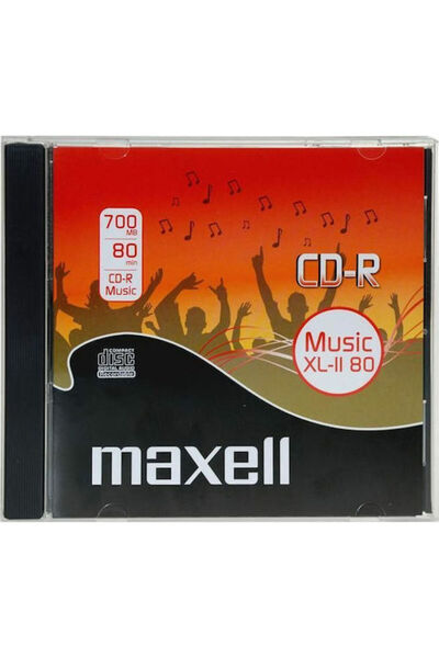 Maxell XLII-80 CD-R Εγγράψιμο για μουσική 16x 700MB 1 τεμάχιο Κωδικός: 11103801