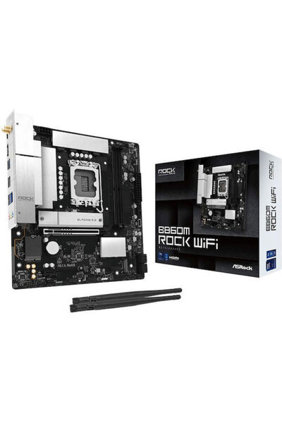 ASROCK B860M Rock WiFi Μητρική πλακέτα Micro ATX με υποδοχή Intel 90-MXBU60-A...