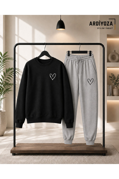 SILATU 2-Piece Zero Collar Printed Winter Set