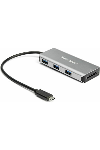 startech Διανομέας USB 3 Θυρών USB 3.0 με σύνδεση USB-C Ασημί Κωδικός: HB31C3...