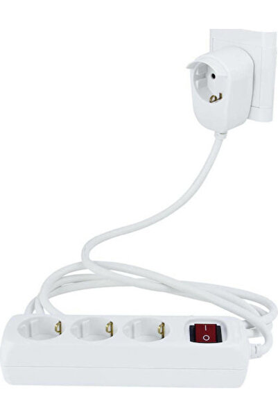 Rev Πολύπριζο 3 Θέσεων με USB-A, Διακόπτη και Καλώδιο 2μ. Κωδικός: 0012392114