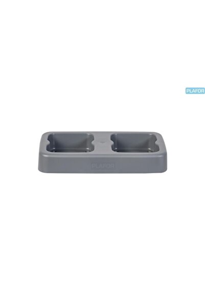 PLAFOR Plastový držiak pre 2 koše na selektívny recyklačný odpad (2 x 75 l), ...