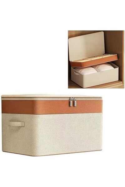 Aissiora Large Capacity Storage Bins Closet Organizer System, Sturdy Foldable...