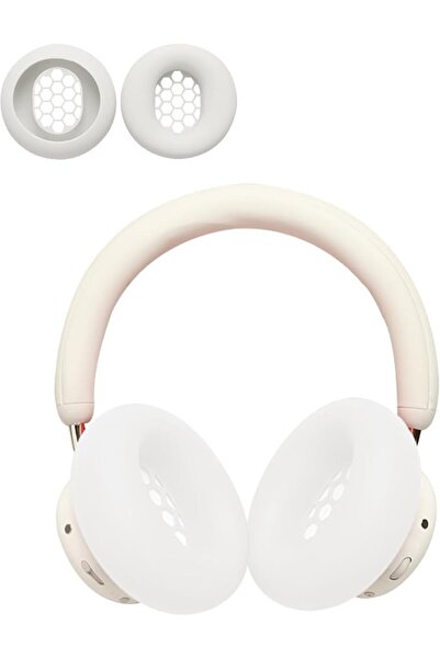 GENERAL Silicone Case for CMF by Nothing Headphone Pro (White) | Skin Friendl...