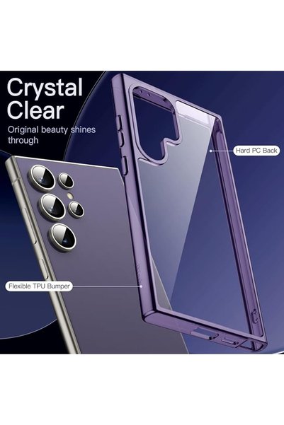 JETech Case for Samsung Galaxy S26 Ultra, Anti-Yellowing, Heron Purple | Camera Lens Full Protection
