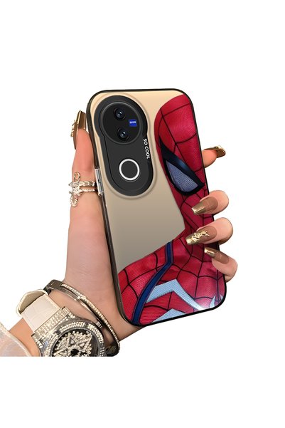 Hontinga Vivo V50 Compatible Silicone Edge Hard Back Case Couple Phone Case S...