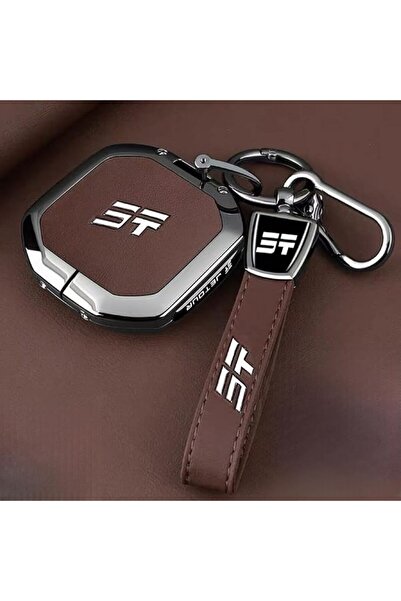 GENERAL for Jetour Leather Car Key Fob Cover Case: Fit for Jetour Freedom Tra...