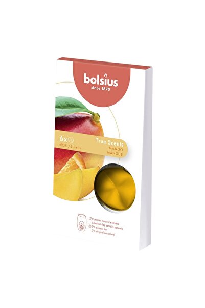Bolsius Cipsuri din Parafina Parfumata - Mango - 6 Buc