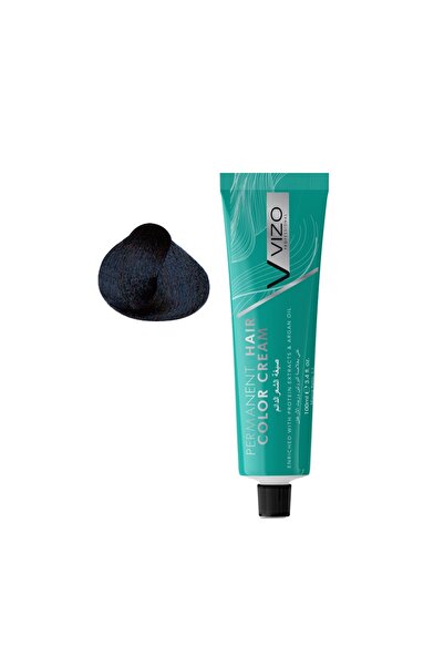 Generic Brand VIZO Permanent Hair Color Cream No-1.0 NATURAL BLACK