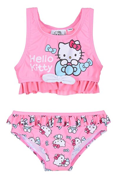 Sun City Fashion Group Σετ μαγιό μπικίνι κορίτσι Disney "Hello kitty" ροζ