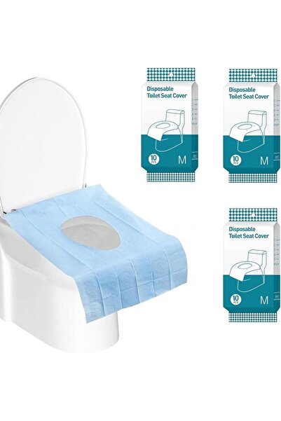 ToolHouse Disposable Toilet Seat Covers – 30 Pack Individually Wrapped, Water...