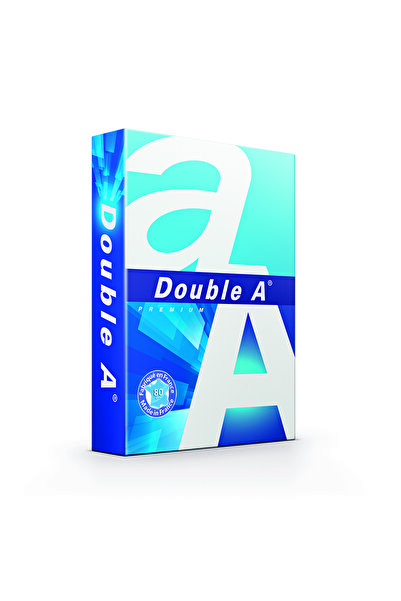 DOUBLE A White Copier Paper A4, 80Gsm, 500Sheets/Top, Class A, Premium
