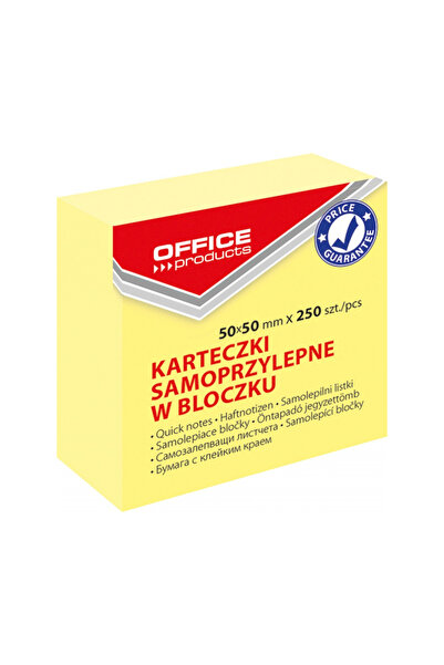 OFFICE products Samolepicí poznámkový bloček 50 x 50 mm, 250 ks/sada, - Paste...