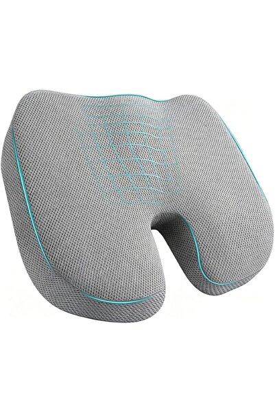 GENERAL Memory Foam Seat Cushion and Lumbar Support Pillow Combo for Office C...
