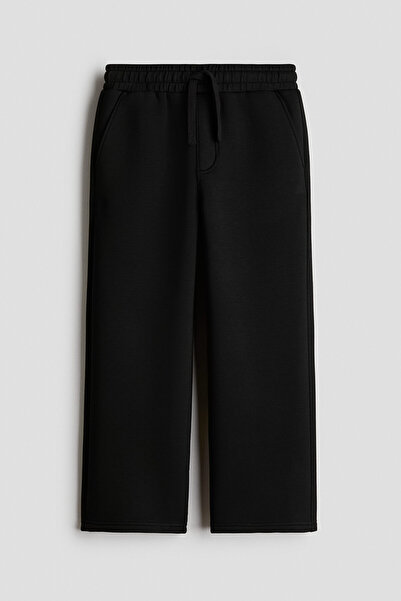 H&M Düz Paçalı Scuba Jogger Pantolon