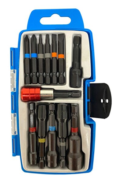 SilverTools Socket set and screwdriver bits, SilverTools, 13 pieces, S11284