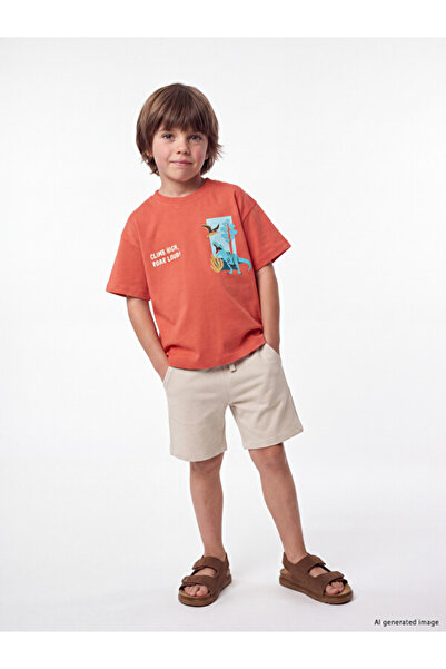 LC Waikiki Timeless Clothing & Timeless Choices Printed Boys' Shorts Set