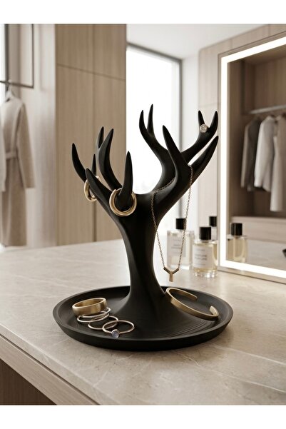 Generic Brand Limev Studio Modern Jewelry Stand with Tray Ring Earring Neckla...