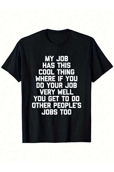 23ERVA 1pc Womens Funny Work Slogan TshirtCotton 180gsm.Printed Tee.Unisex Cr...