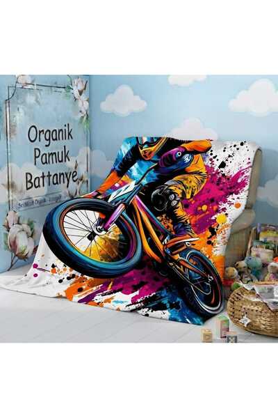 Elmas Dizayn Teen Kids Television Tv Seat Bed Camping Blanket Cover 100%100 O...