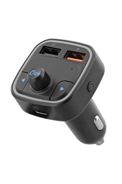TNB Transmițător FM Bluetooth + kit hands-free și încărcare rapidă - Negru "F...