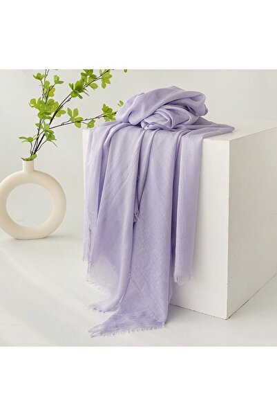 STARSTAR Women's summer scarf wisteria purple 190x100cm mesh beach.