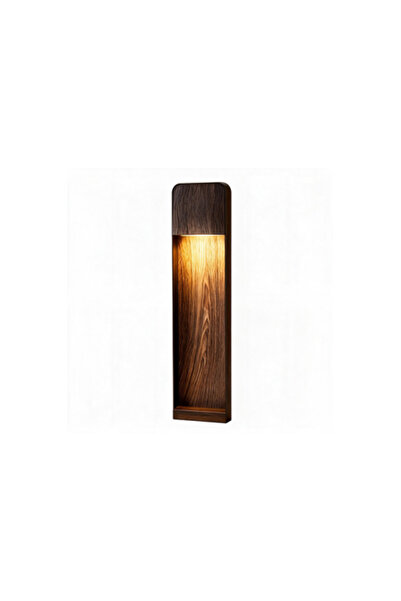 Siera مصباح LED أسود من الخشب والألومنيوم من لوسيد، طراز Epistar Walkway GR 0610