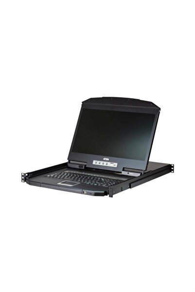 Aten 8P Short Depth Single Rail LCD KVM "CL3108NX-ATA-AG" (timbru verde 0.8 lei)