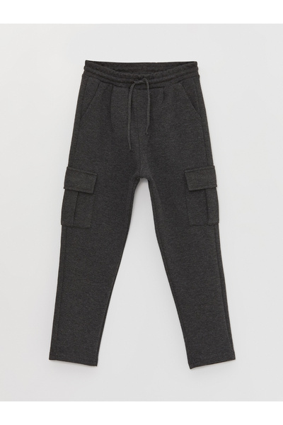 LC Waikiki Pantaloni de trening cargo pentru băieți cu talie elastică