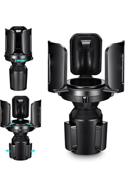 Generic Car Cup Holder Expander - Multi-purpose Car Cup Holder with Adjustabl...