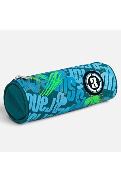 BAMI NETWORK Penar cilindric baieti albastru petrol 8x22,5cm pentru scoala