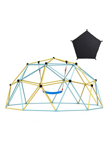 Vivatechnix Structura de catarat din metal cu hamac si leagan, 305 x 305 x 15...