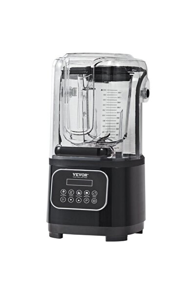 VEVOR Blender profesional, 2200 W, Functie auto-curatire, Capacitate 2 l, 6 c...