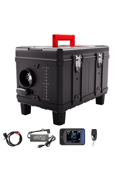 OMS Sirocou Diesel portabil, Bluetooth, Telecomanda, 8 kW, Alarma detectie CO...