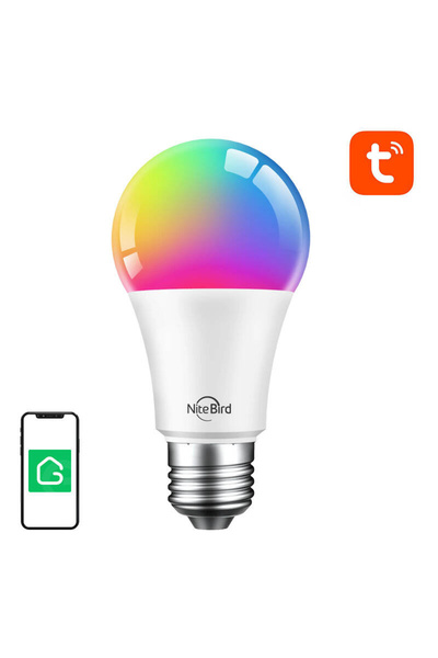 Gosund Bec LED RGB Smart WB4, RGB+CW, 9W, Control din aplicatie