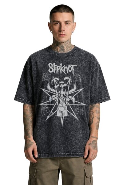 Fuddy Moda Unisex Slipknot majica sa anđeoskim printom, periva, retro majica ...