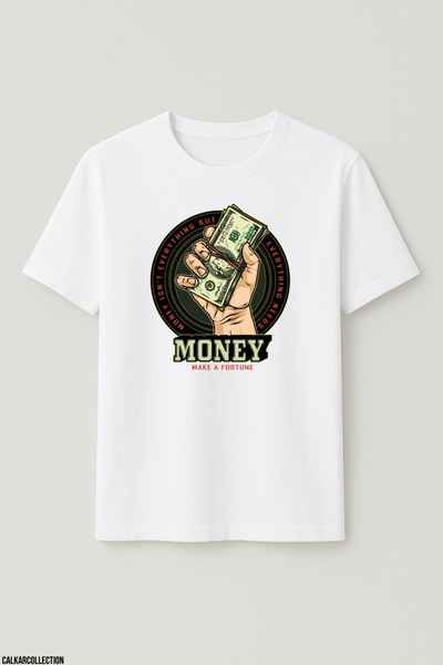 CALKARCOLLECTION Unisex Oversize Holds the Money Tshirt