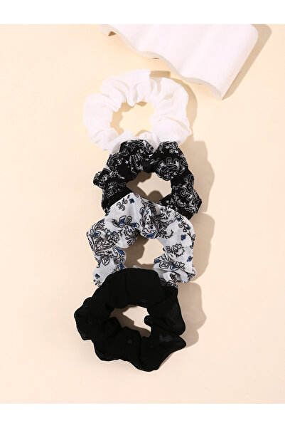 Take Two By Styli Set of 4 - Printed Fashion Hair Scrunchies