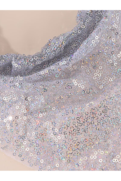 Take Two By Styli Girls Grey Sequin Headband