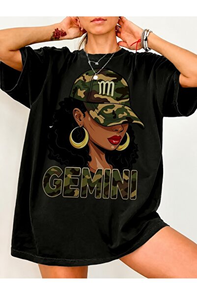 Generic Brand Camouflage Cap Gemini Woman,100% cotton,women's t-shirt,premium...