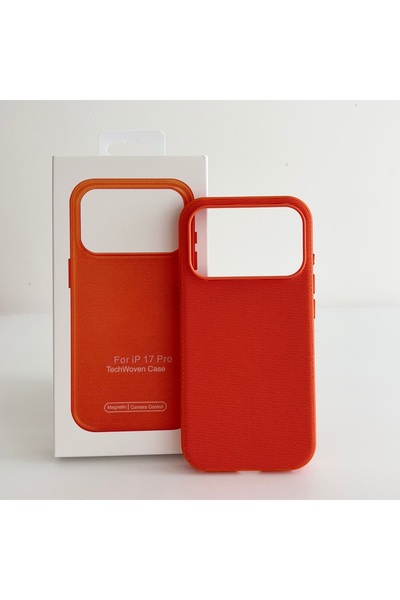 Choice iPhone17 Pro Orange Original Animation Technology Woven Phone Case For...